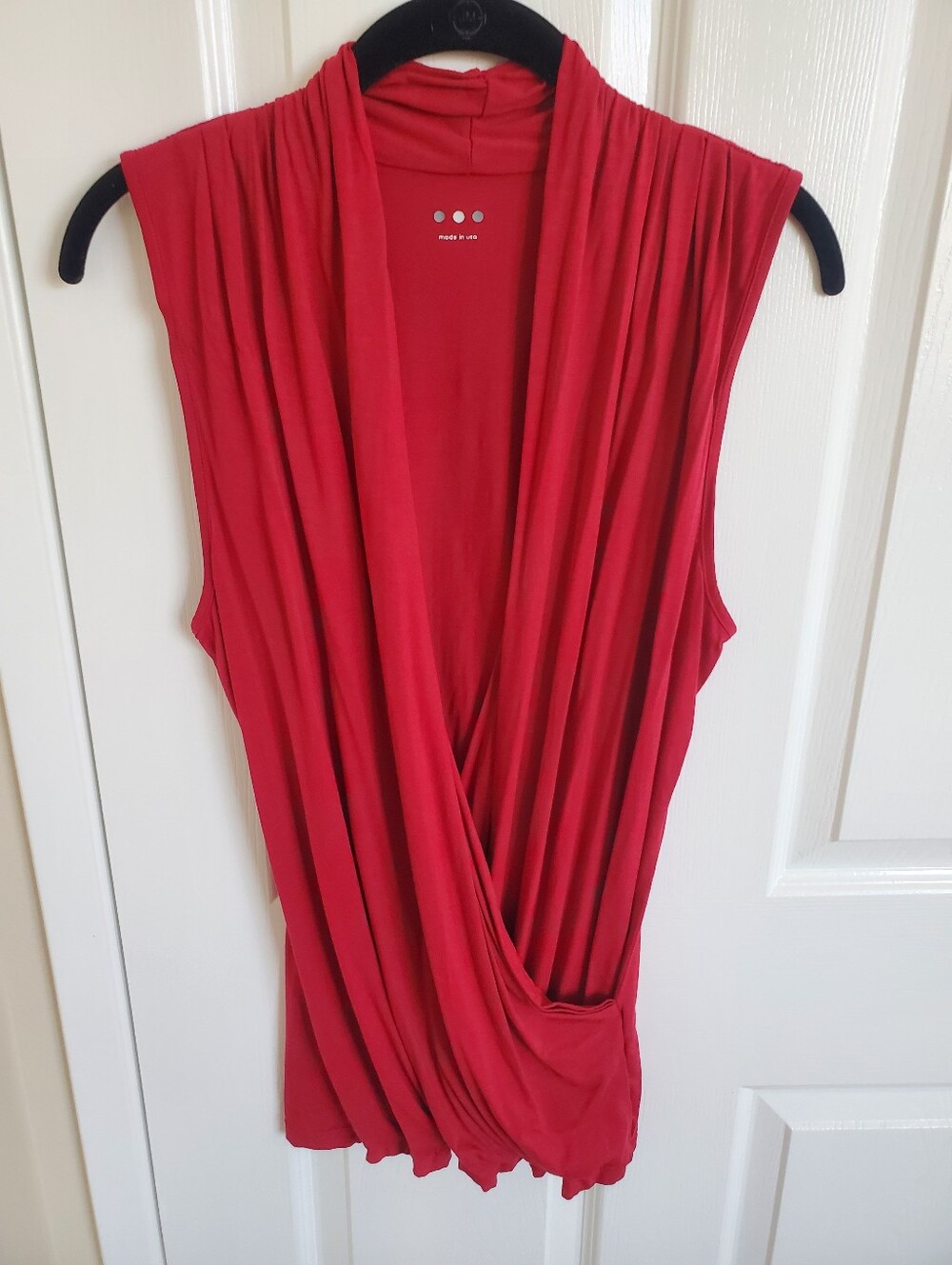 V Neck Wrap Style Top - Picture 2 of 11